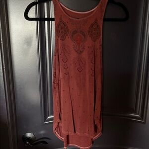 American Eagle Outfitters Rust Tank Top